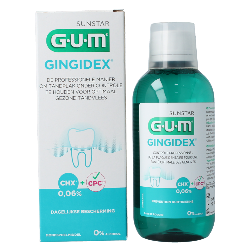 GUM Gingidex mondspoelmiddel 300 Milliliter