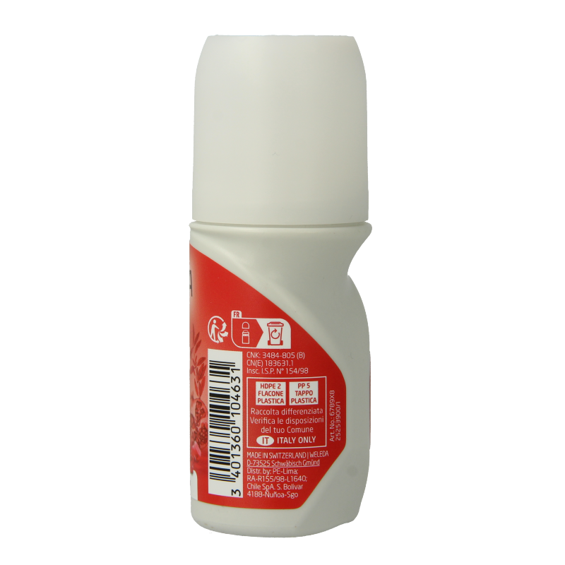 Weleda Granaatappel 24h roll on deodorant 50 Milliliter