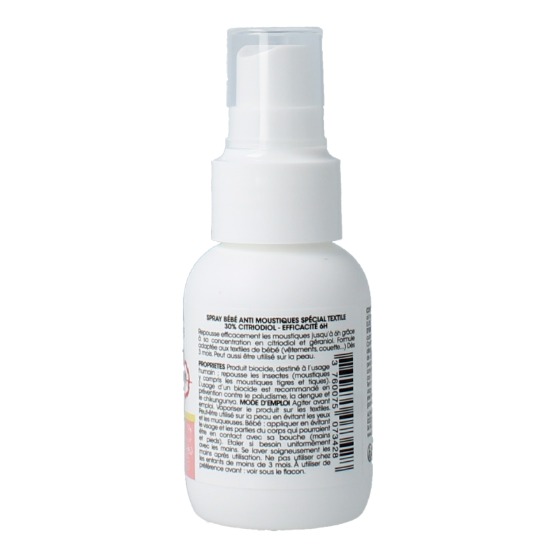 Alphanova Bebe Baby spray anti muggen bio 50 Milliliter