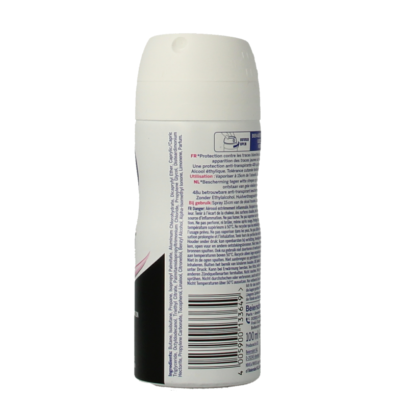 Nivea Deodorant black & white clear spray 100 Milliliter