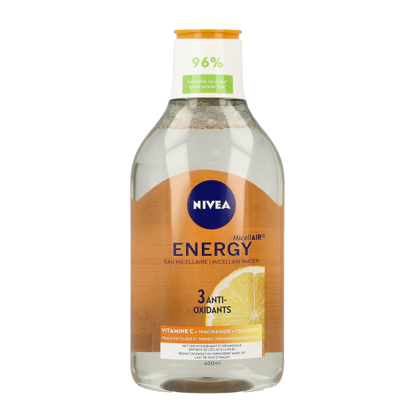 Nivea Micellair water energy met vitamine C 400 Milliliter