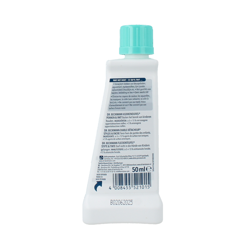 Dr.Beckmann Vlekkenduivel pennen & inkt 50 Milliliter