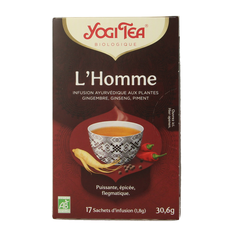 Yogi Tea Men's tea bio 17 Zakjes