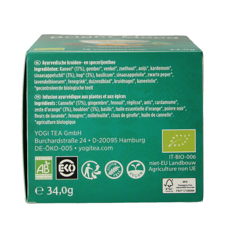 Yogi Tea Bright mood bio 17 Zakjes