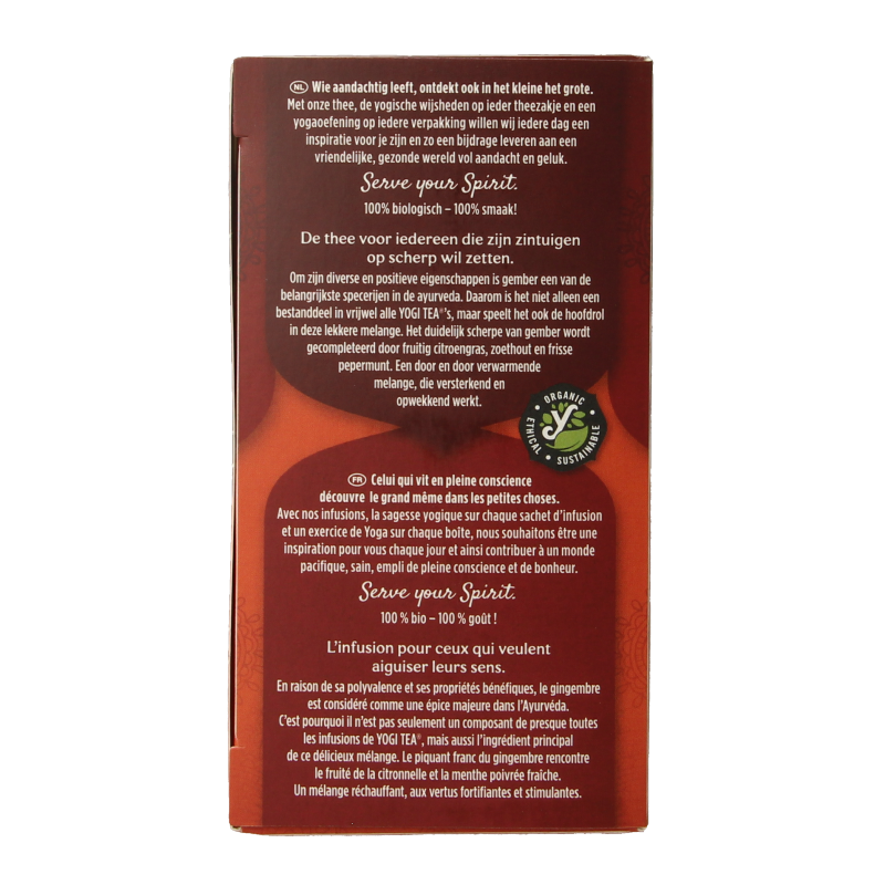 Yogi Tea Ginger bio 17 Zakjes