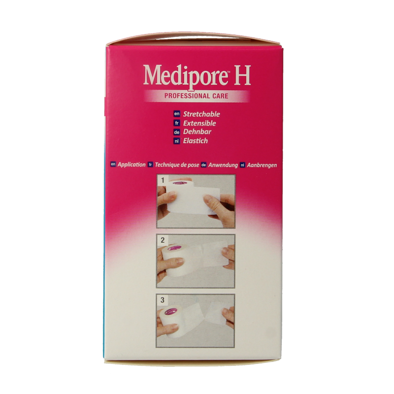 3M Medipore hechtpleister 10cm x 5m 1 Stuks