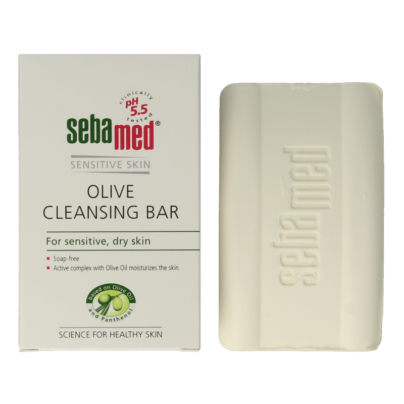 Sebamed Zeepvrije wastablet olijf 150 Gram