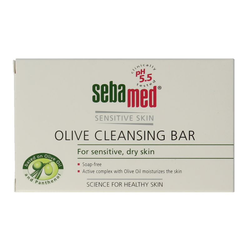 Sebamed Zeepvrije wastablet olijf 150 Gram