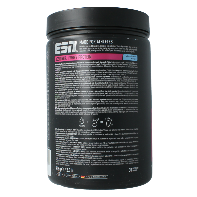 ESN Designer whey straciatella 908 Gram