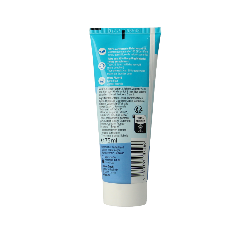 Alviana Tandpasta gel sensitief 75 Milliliter