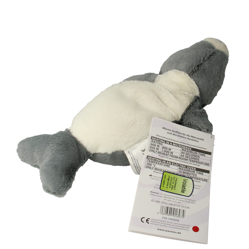 Warmies Zeehond grijs 1 Stuks