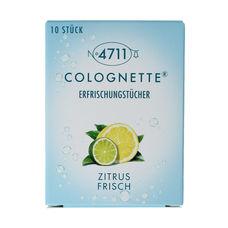 4711 Geuren 10 Stuks 4711 Colognettes tissues lemon 10 Stuks