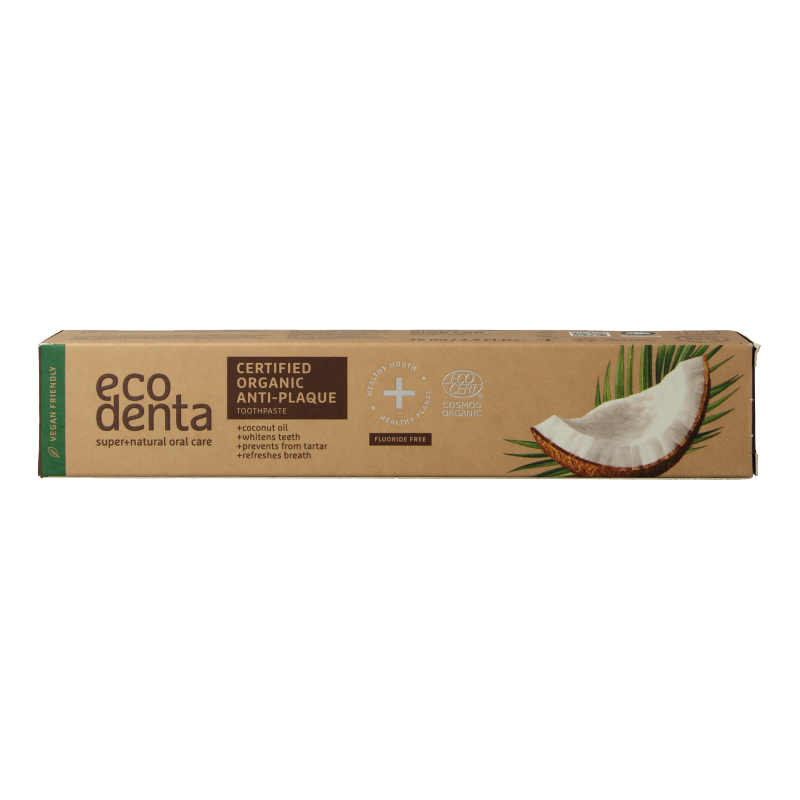 Ecodenta Tandpasta organic anti tandplak 75 Milliliter