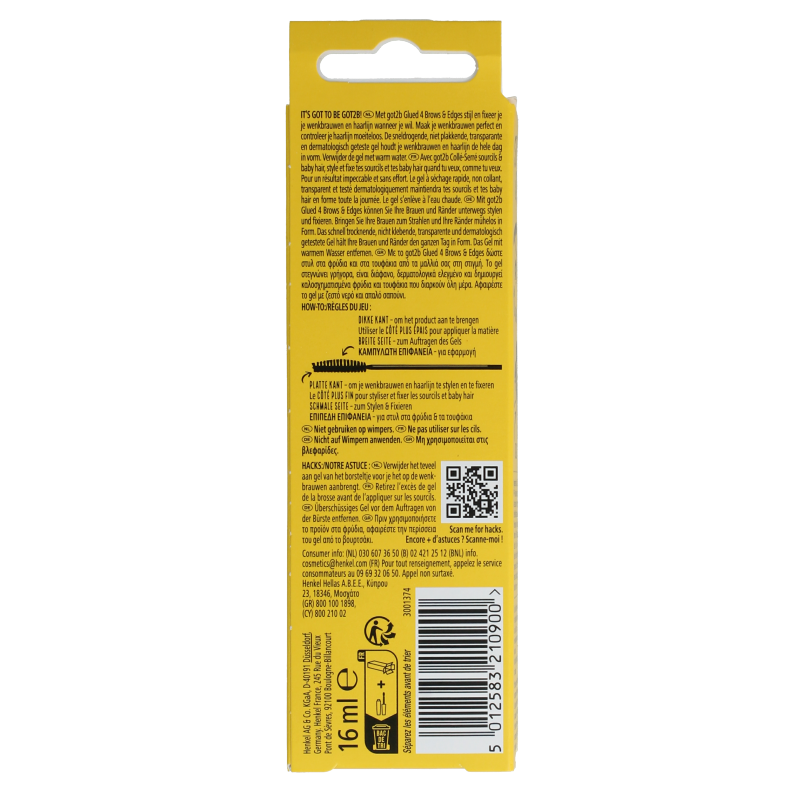 Got2b Glued 4 brows & edges 16 Milliliter