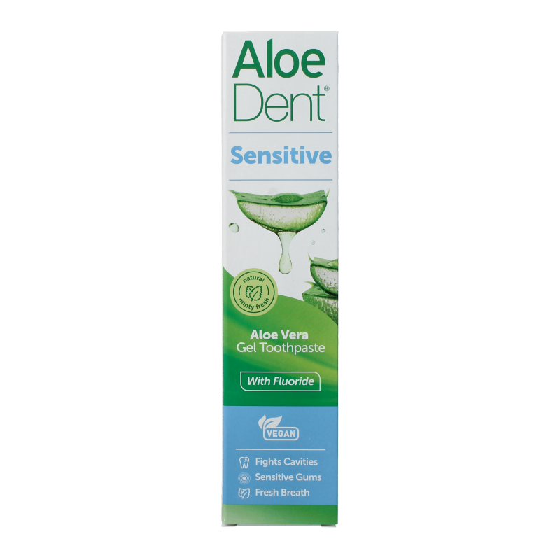 Aloe Dent Tandpasta aloe vera sensitive with fluor 100 Milliliter