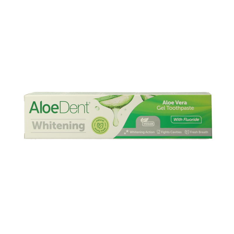 Aloe Dent Tandpasta aloe vera whitening with fluor 100 Milliliter