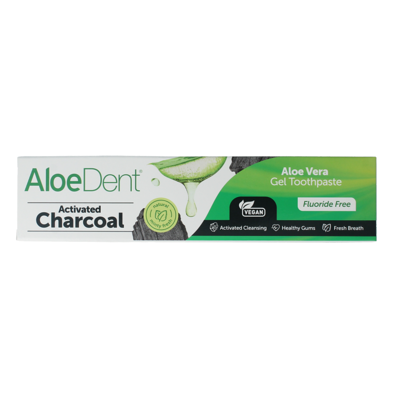 Aloe Dent Tandpasta charcoal 100 Milliliter