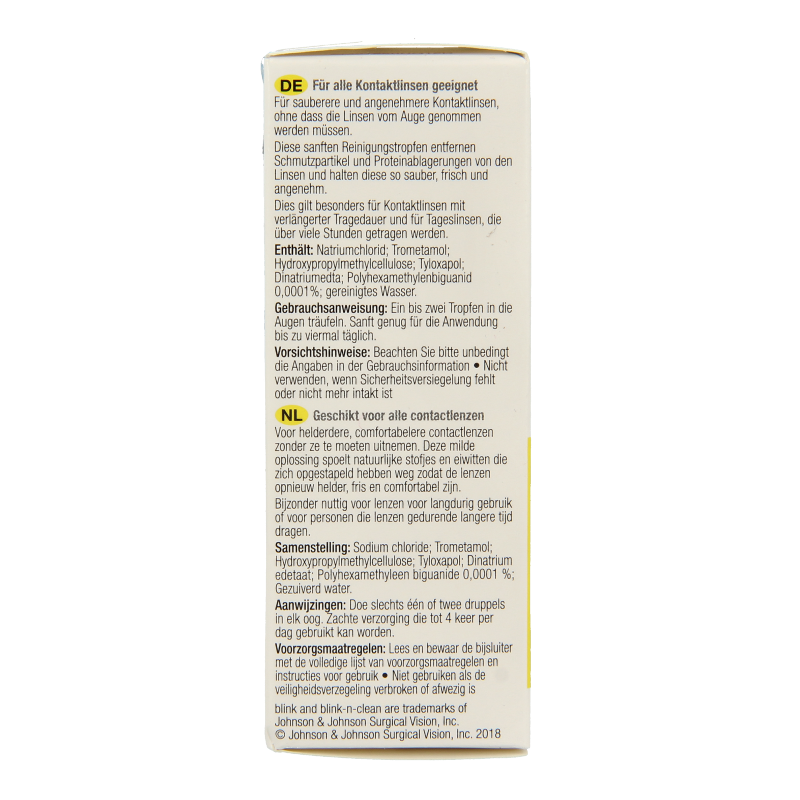 Blink N clean oogdruppels 15 Milliliter