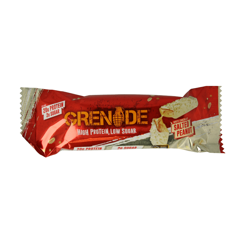 Grenade High protein bar white chocolate salted peanut 60 Gram