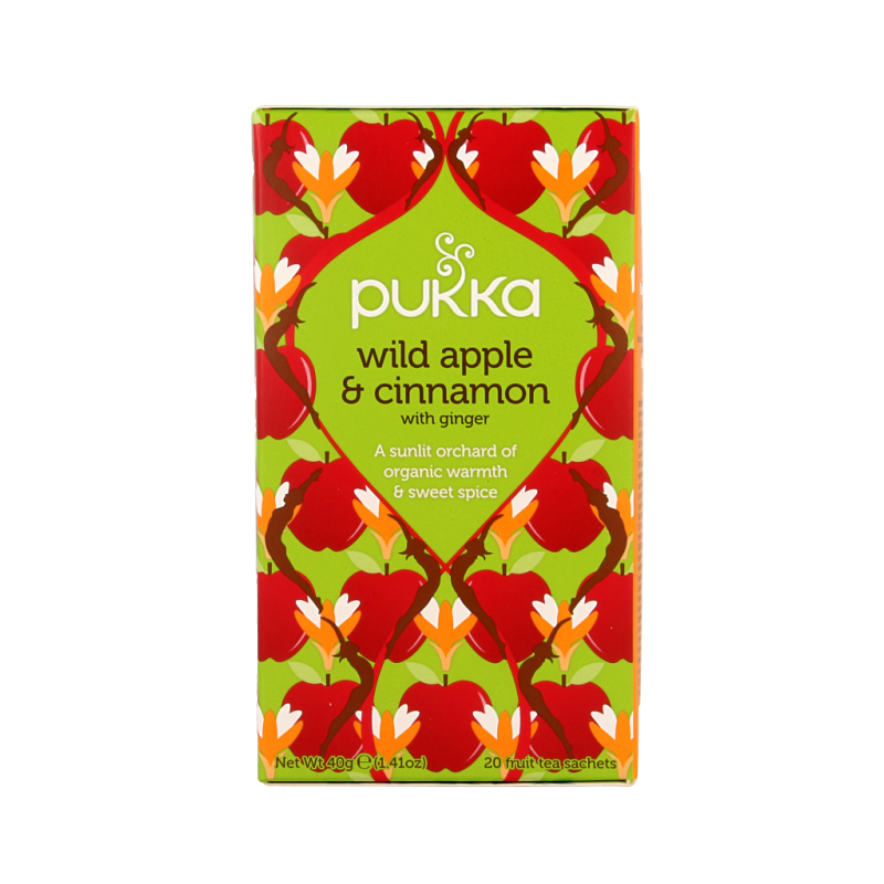 Pukka Wild apple & cinnamon bio 20 Zakjes