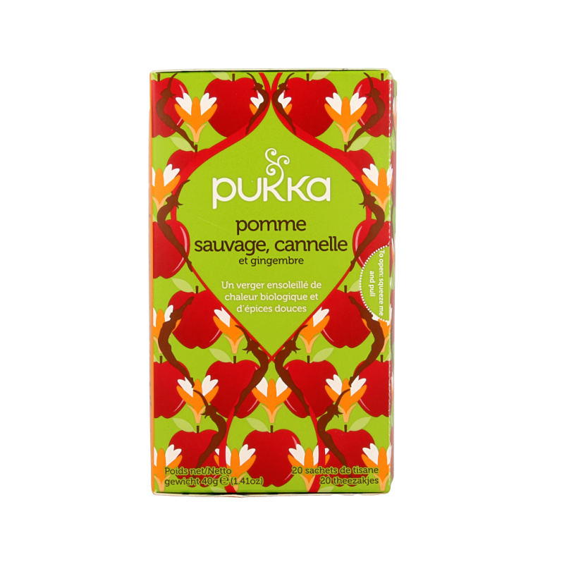 Pukka Wild apple & cinnamon bio 20 Zakjes