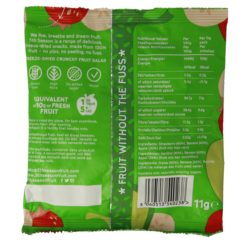 5th Season Freeze dried fruit salad 11 Gram