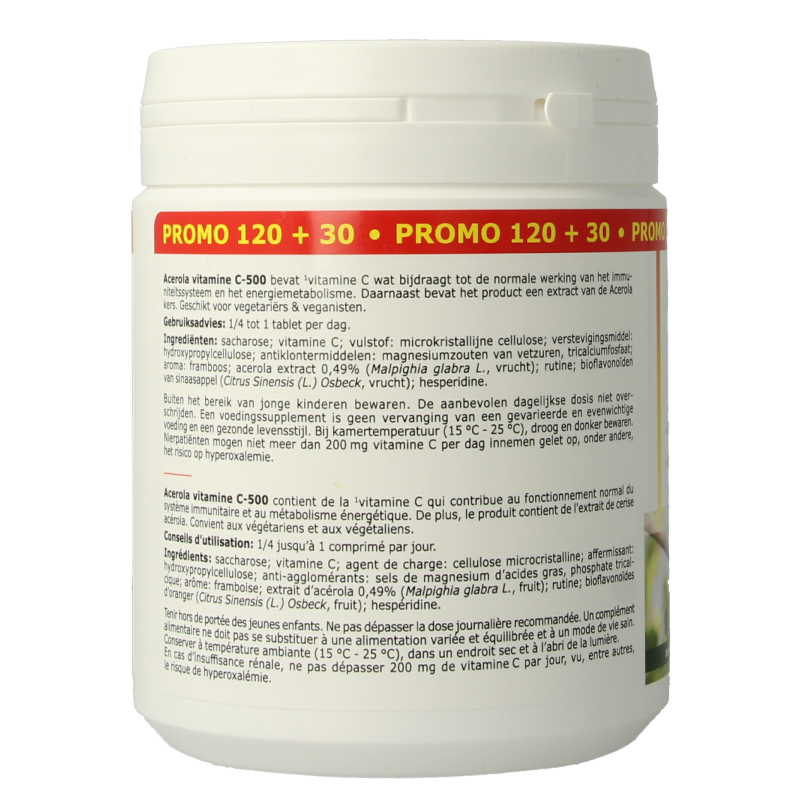 Fytostar Acerola vitamine C 500 kauwtablet 150 Tabletten