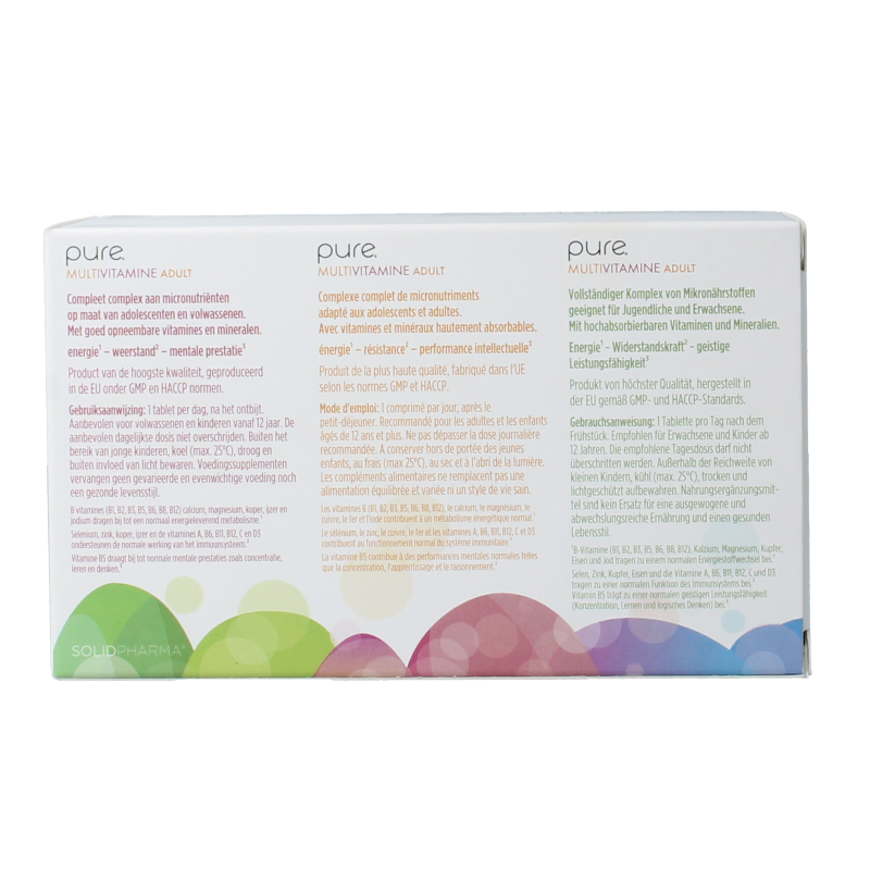 Pure Multivitamine volwassenen 60 Tabletten