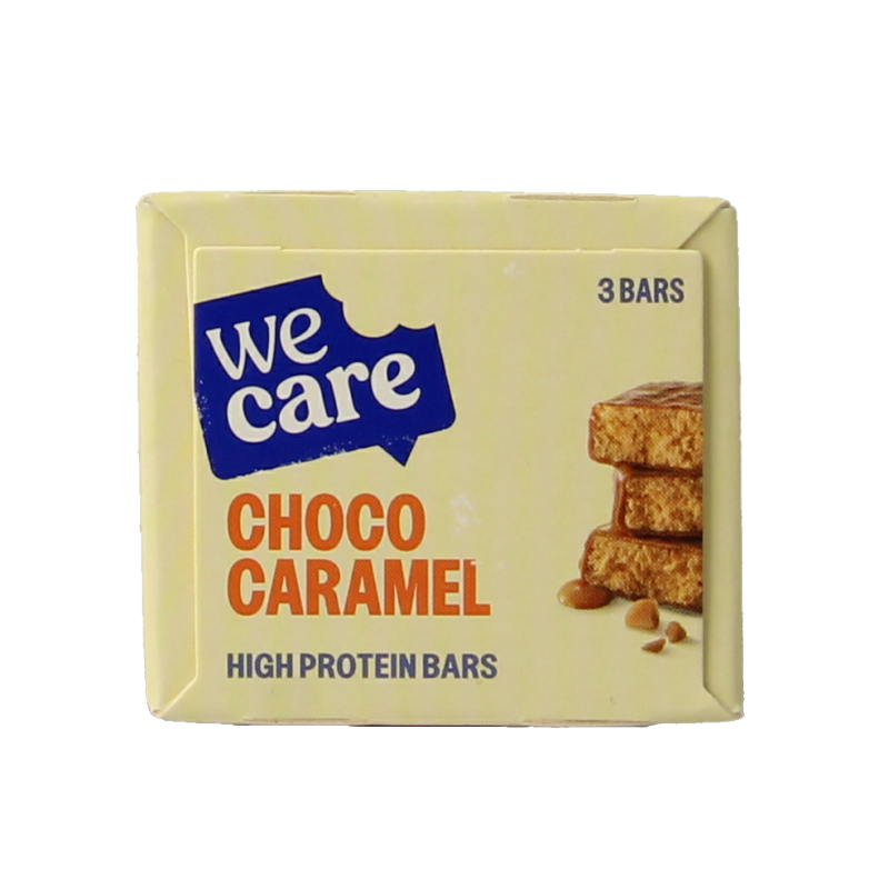 WeCare High protein bars choco caramel 81 Gram