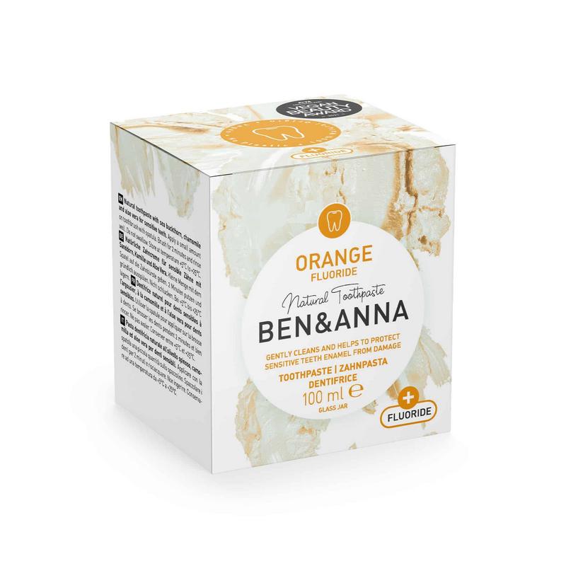 Ben & Anna Tandpasta orange fluoride 100 Gram