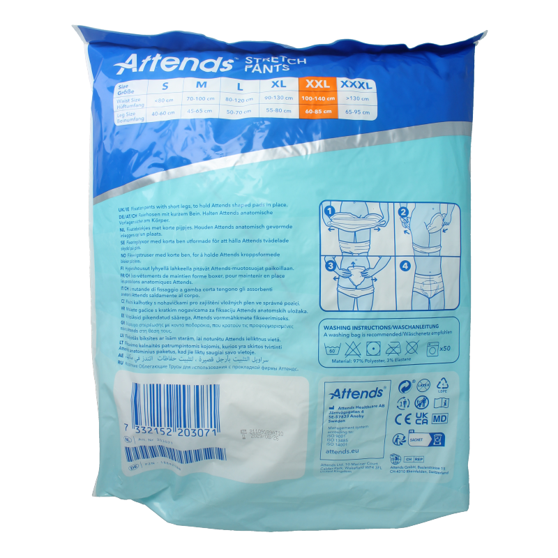 Attends Stretchpants maat XXL 15 Stuks