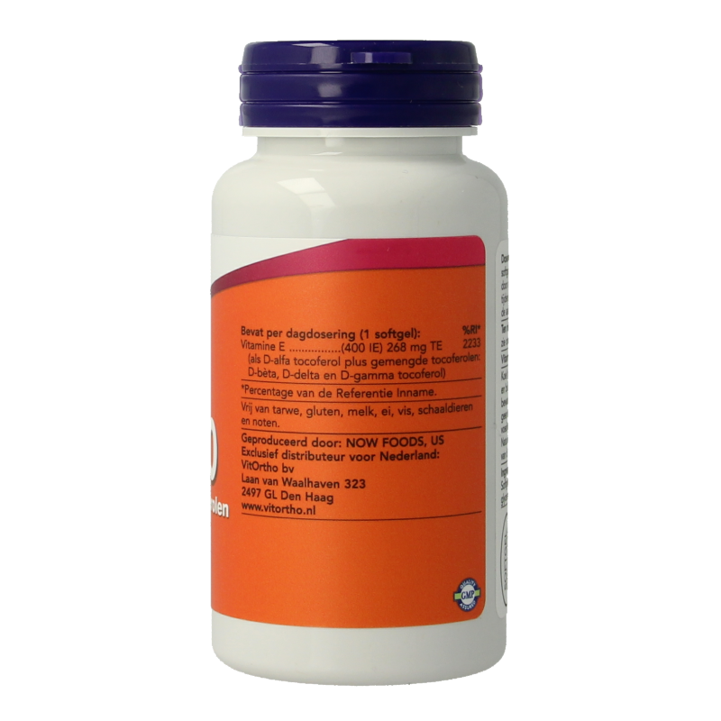 NOW Vitamine E-400 gemengde tocoferolen 100 Softgels
