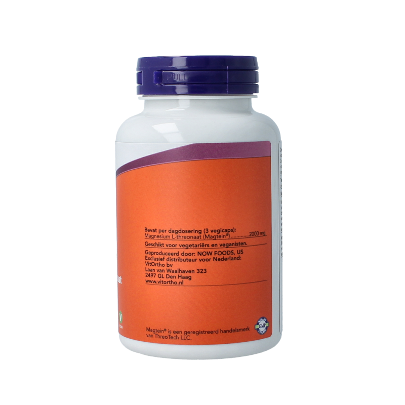VitOrtho Magtein magnesium L-threonaat 90 Vegetarische capsules