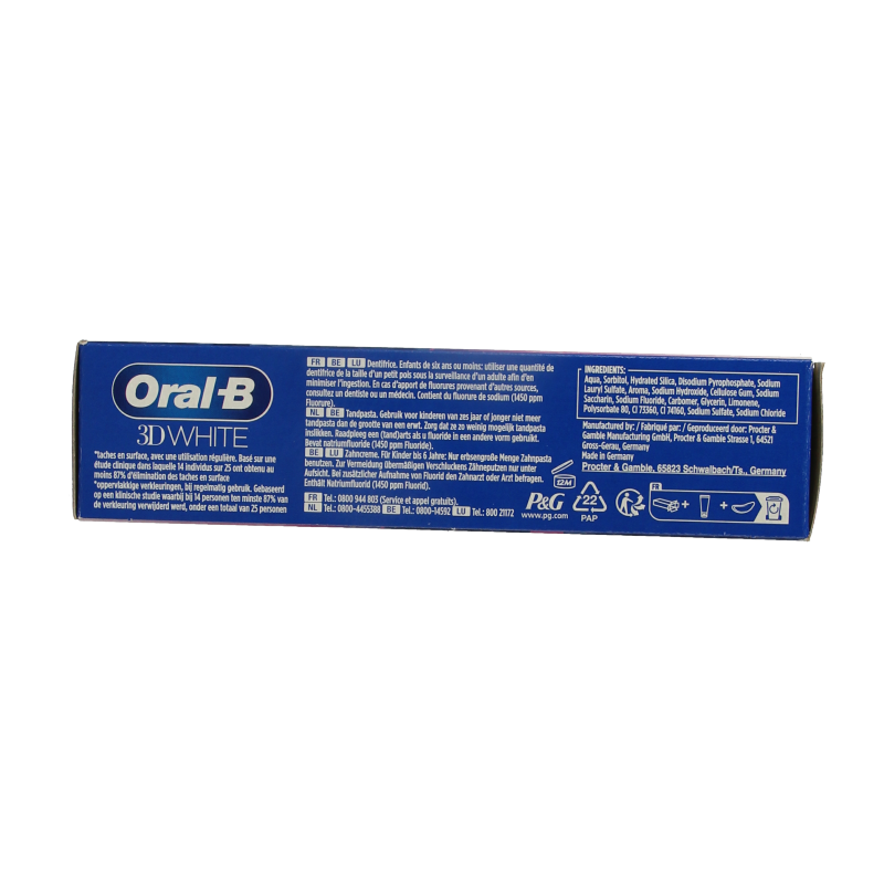 Oral B Tandpasta 3D white vitalize 75 Milliliter