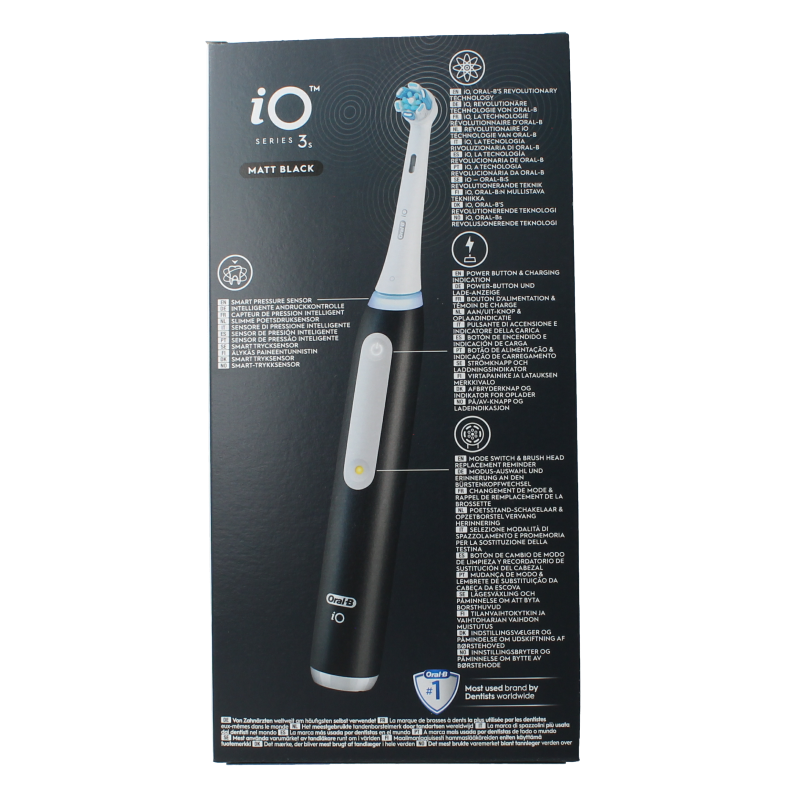 Oral B Elektrische tandenborstel IO3S matt black 1 Stuks