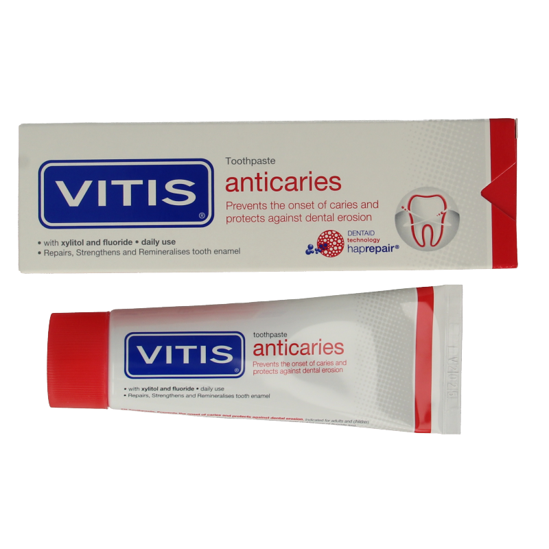 Vitis Tandpasta anti caries 75 Milliliter