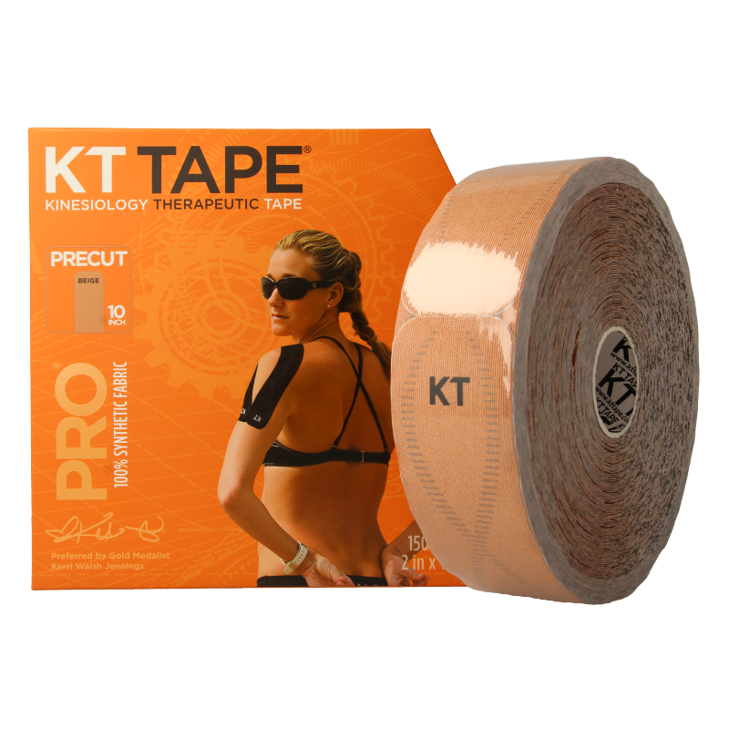 KT Tape Jumbo pro roll 38 meter 150 strips beige precut 1 Stuks
