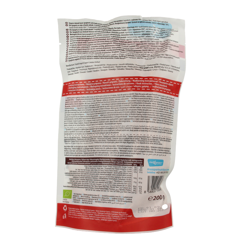 Max Sport Protein pasta adzuki bean spaghetti bio 200 Gram