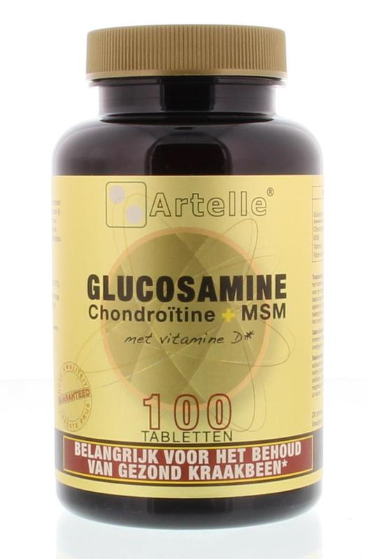 Artelle Glucosamine chondroitine msm 100 Tabletten