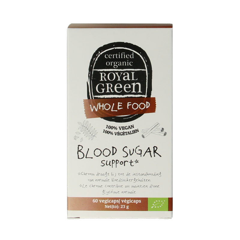 Royal Green Blood sugar support bio 60 Vegetarische capsules