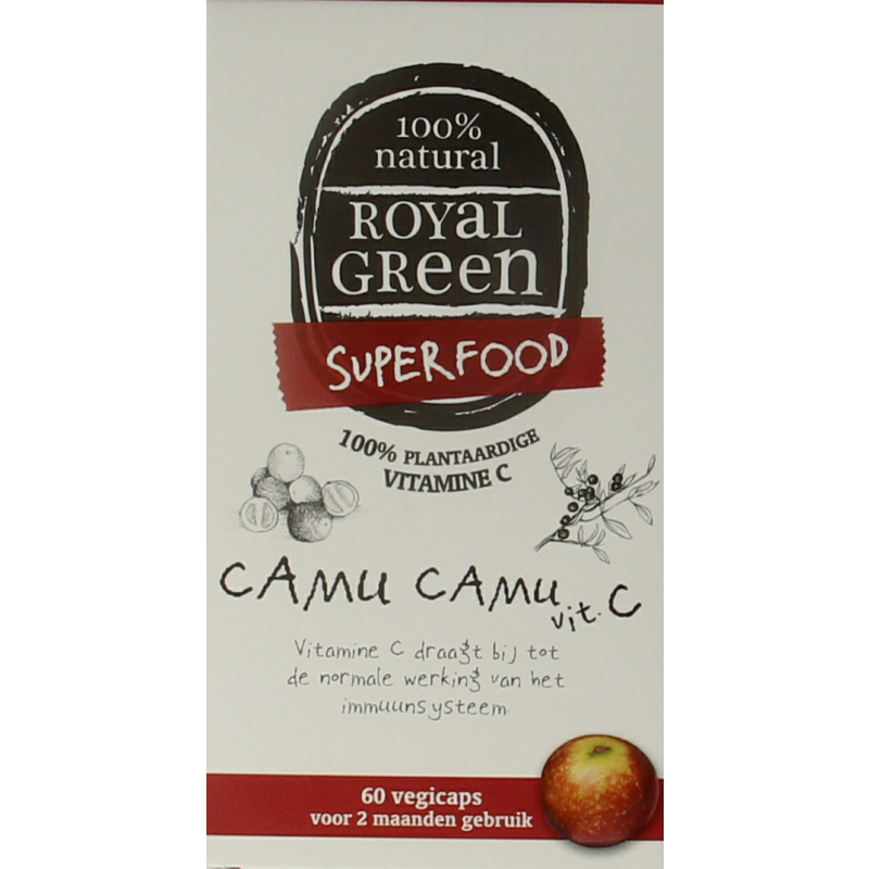 Royal Green Camu camu vitamine C 60 Vegetarische capsules