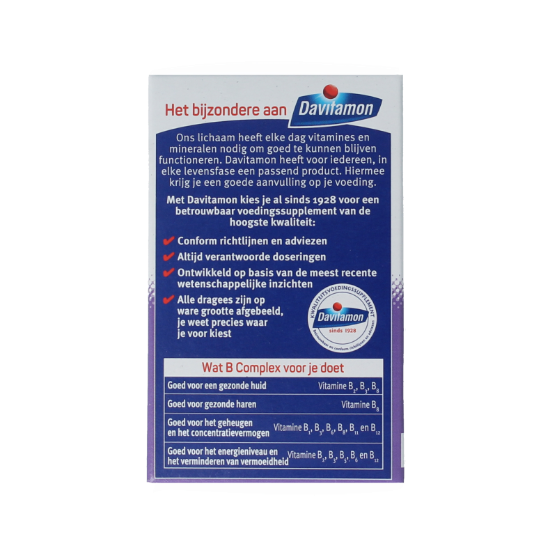 Davitamon Vitamine B complex forte 100 Dragees