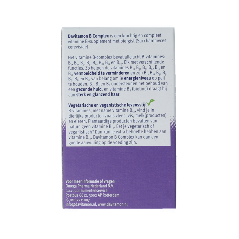 Davitamon Vitamine B complex forte 100 Dragees