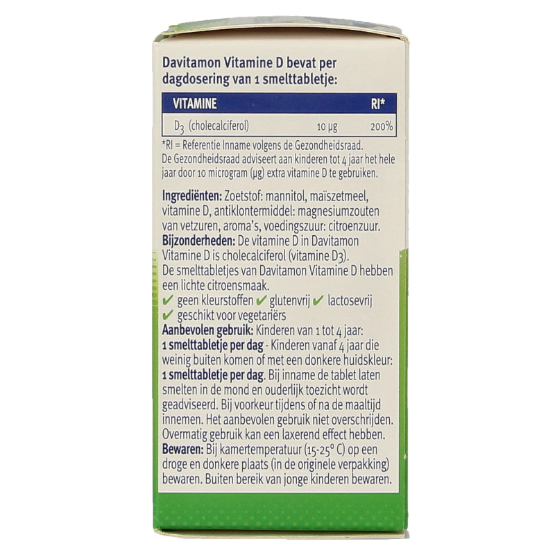 Davitamon Vitamine D kind smelttablet 150 Tabletten