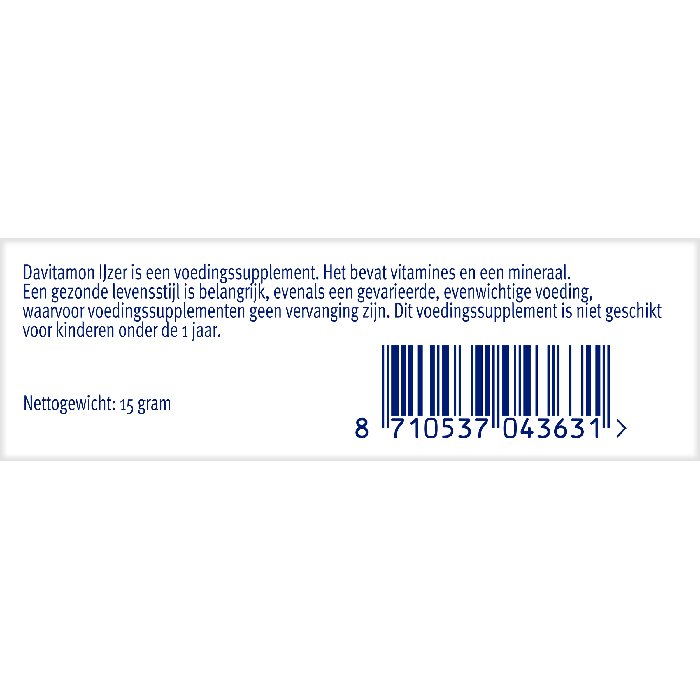 Davitamon IJzer met B12 33 Tabletten