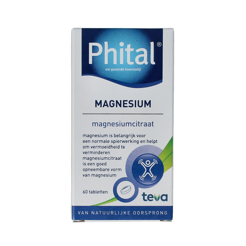 Phital Magnesium 200mg 60 Tabletten