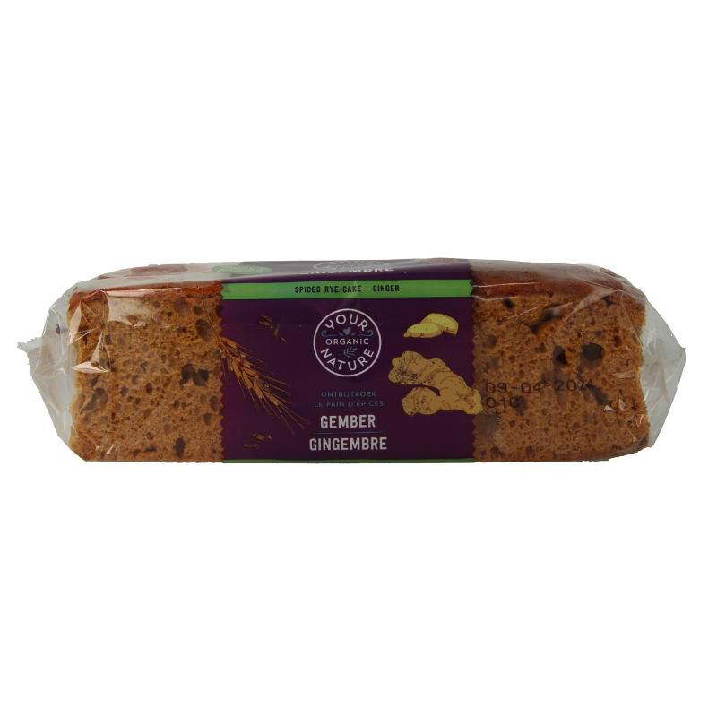 Your Organic Nature Ontbijtkoek gember bio 400 Gram