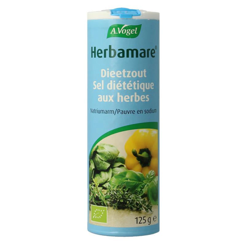 A Vogel Herbamare dieetzout natriumarm eko bio 125 Gram