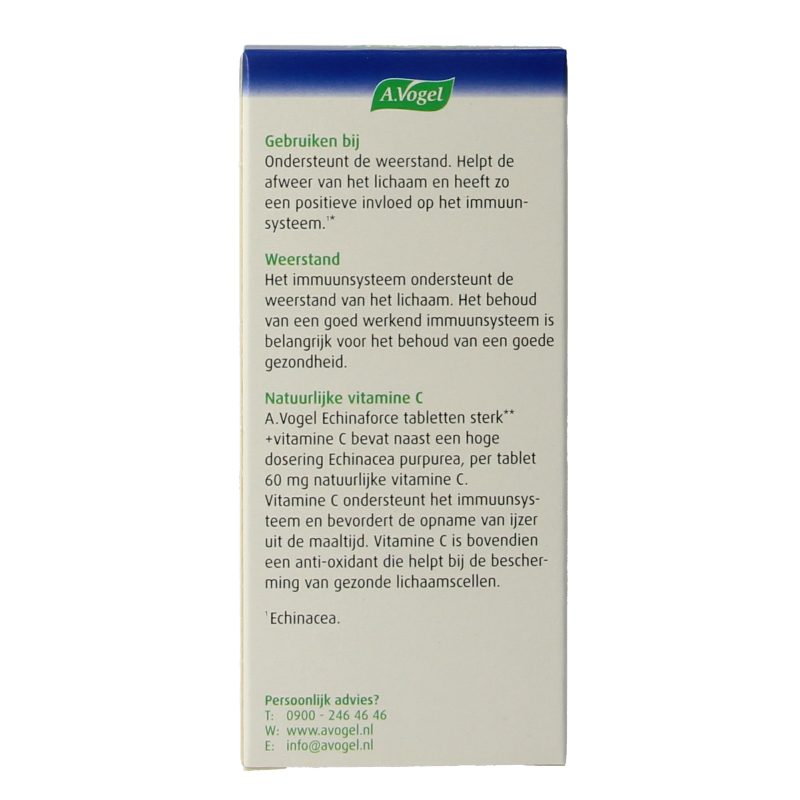 A Vogel Echinaforce sterk + vitamine C 45 Tabletten