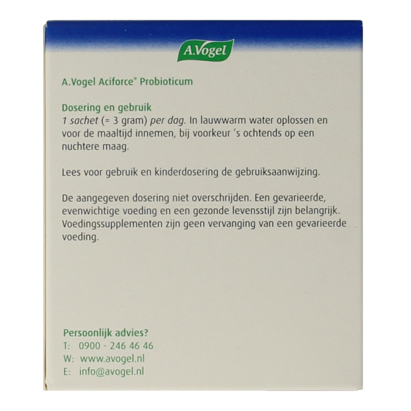 A Vogel Aciforce 7 Sachets